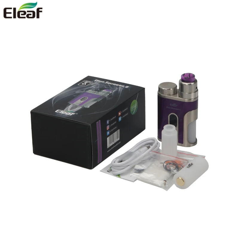 Оригинальный Eleaf iStick Pico Squeeze 2 комплект коробка мод Vape с AVB 21700 батарея и коралловый
