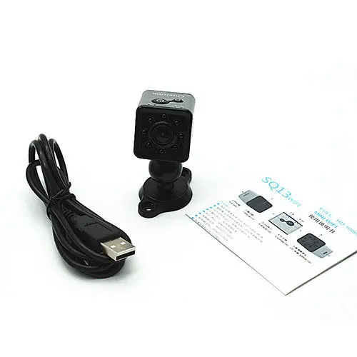 16 Гб карта + Quelima SQ13 WiFi DVR рекордер ночного видения мини камера 1080P HD USB|Камеры