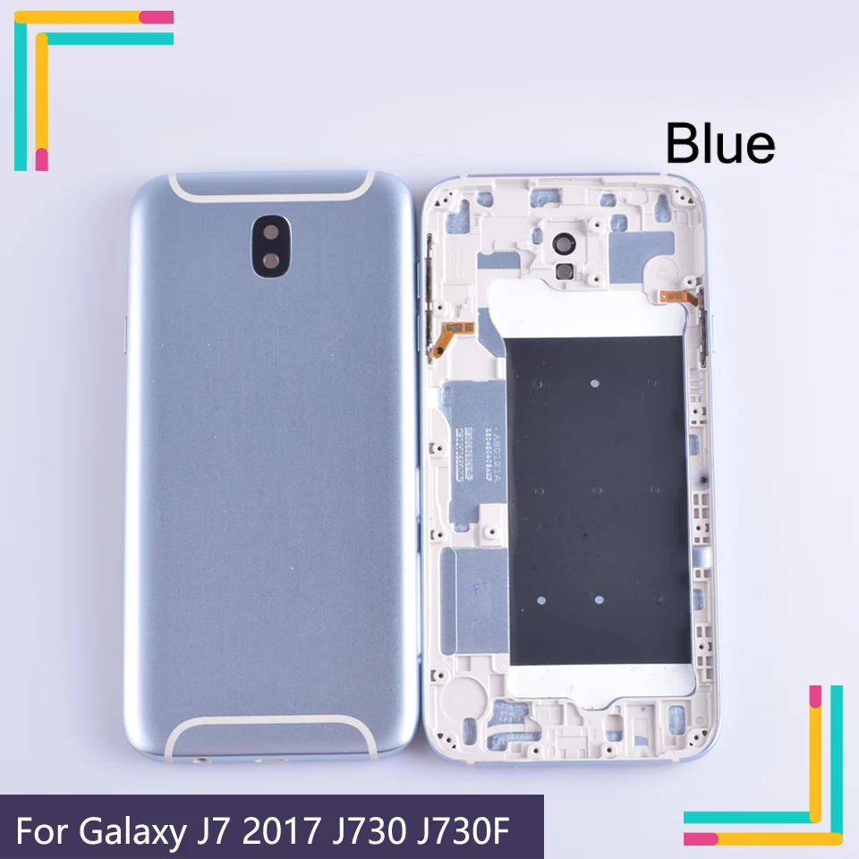 10Pcs/lot For Samsung Galaxy J7 Pro 2017 J730 J730F SM-730F Housing Battery Cover Back Case Rear Door Chassis Shell | Мобильные
