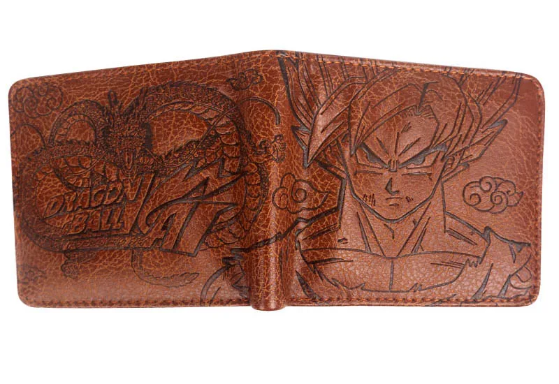 Мужские кошельки мультфильм аниме dragon ball z goku кошелек с монеткой карман карта, держатель, фото держатель