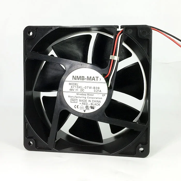 1pcs 4715KL-07W-B39 12038 120*120*38mm 48V 0.21A Cooler Cooling Fan | Компьютеры и офис