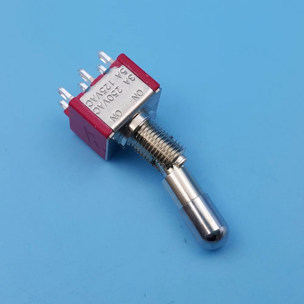 SH T8011 LKB фиксирующий рычаг 6Pin поддерживается вкл 2 положения DPDT мини
