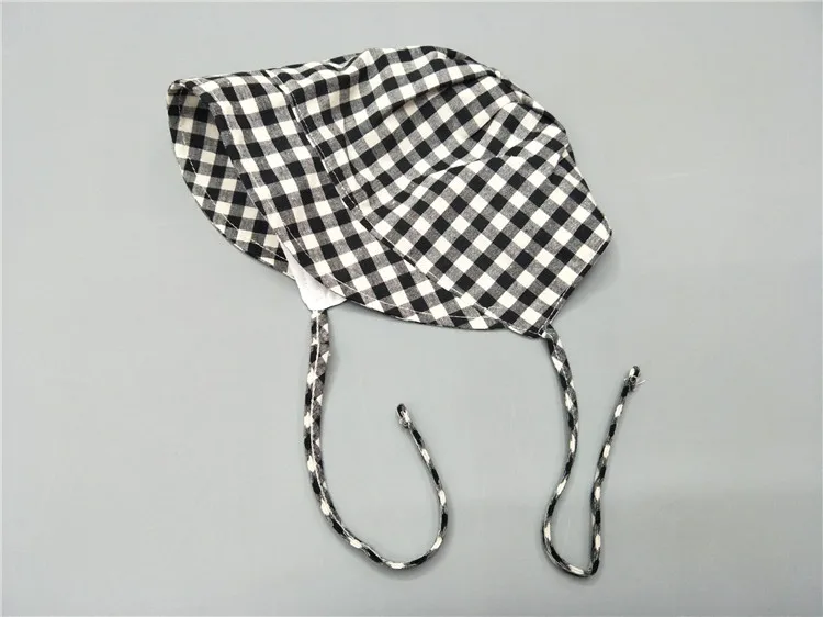 Bnaturalwell Baby girls bonnet Sunbonnet Vintage baby Plaid cap Infant Cotton Bonnet Newborn shower gift Photo Prop H211S | Детская