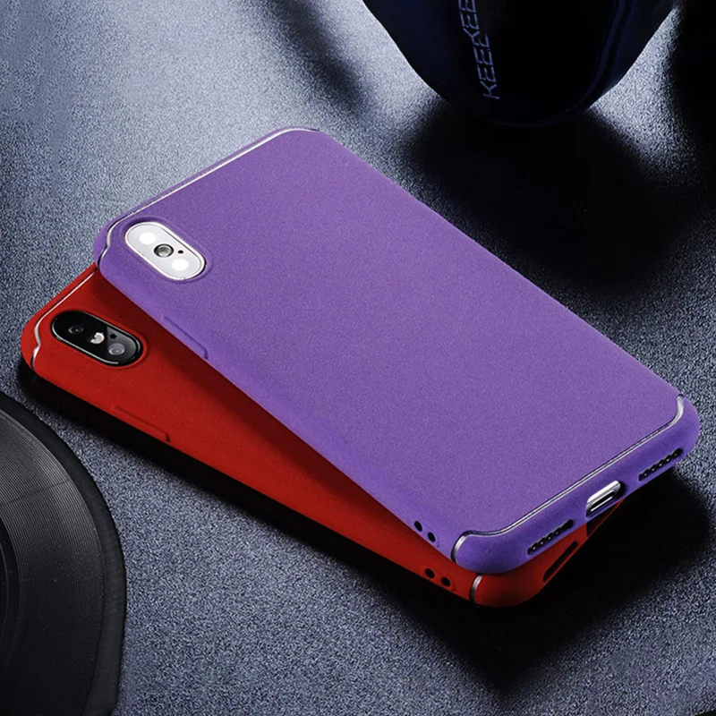 SIXEVE модный Матовый Телефон чехол для iPhone 7 8 6 S Plus X 10 SPlus 5 4 дюймов Мягкие