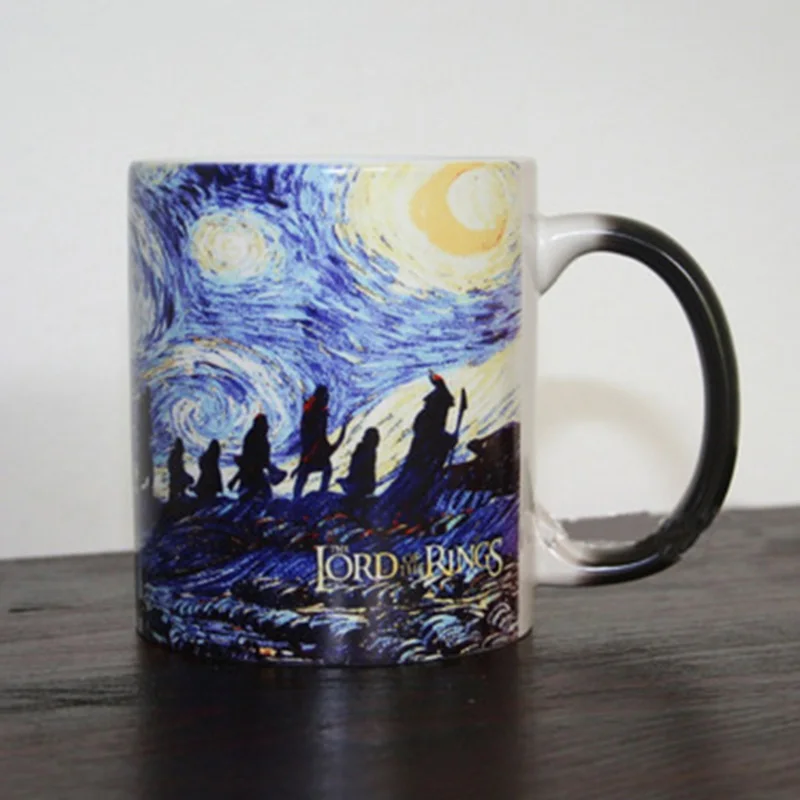 1Pcs Mug Color Change Ceramic Coffee Mug and Cup Heat Reveal Magic Mugs Color Change Fashion Gift for Your Friends Drop Shipping - Цвет: 23
