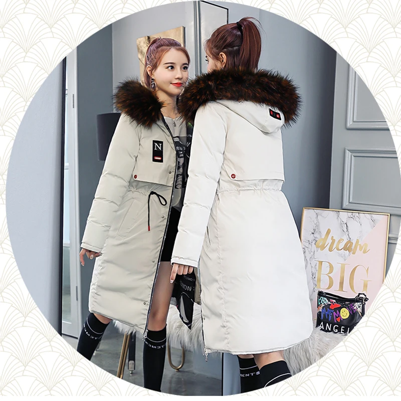 Двусторонняя верхняя одежда, зимнее пальто для женщин, манто femme hiver, худи, пуховики, хлопковые теплые куртки, толстое женское длинное пальто