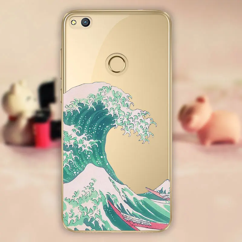 Transparent KTL Для huawei P9 Lite, чехол для huawei P8 Lite для телефона, мягкий силиконовый чехол для huawei Honor 8 Lite, ТПУ, защитный чехол на заднюю панель - Цвет: Transparent KTL