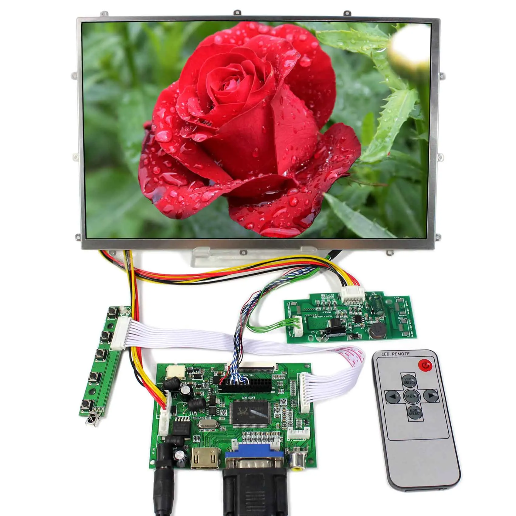 

10,1 дюймов 1280x800 B101EW04 ЖК-дисплей Экран + HD MI VGA 2AV ЖК-дисплей плата контроллера VS-TY2662-V1