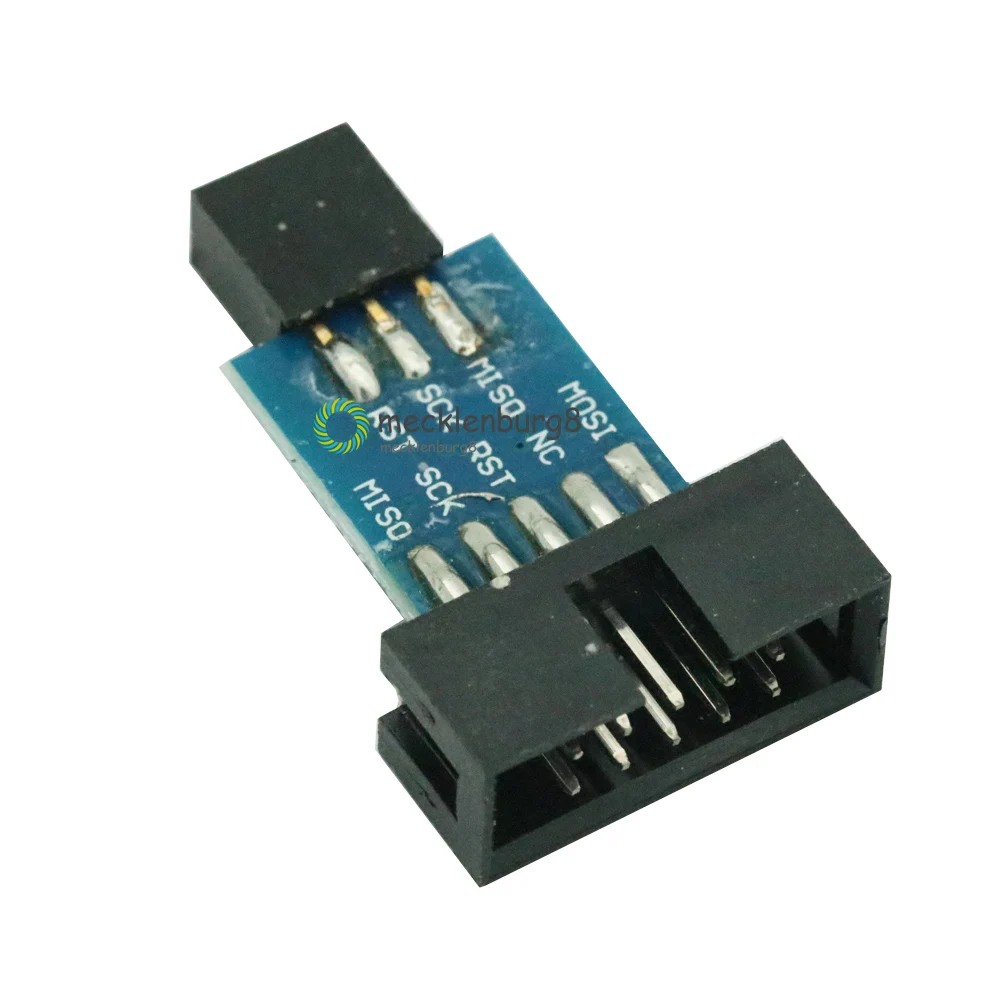 Плата адаптера от 10pin до 6pin для AVRISP MKII USBASP STK500 35 мм x 20 отличное качество|Запасные