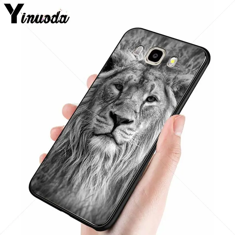 Yinuoda ASLAN LION THE CHRONICLES черный мягкий силиконовый чехол для телефона Samsung Galaxy j6plus j7 prime