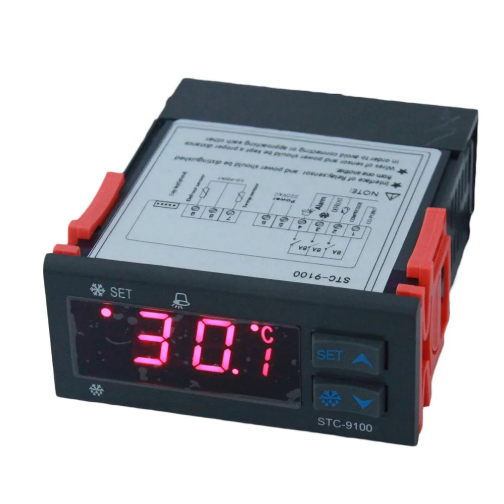 STC 9100 iIntelligent температура контроллер охлаждения размораживания сигнализации
