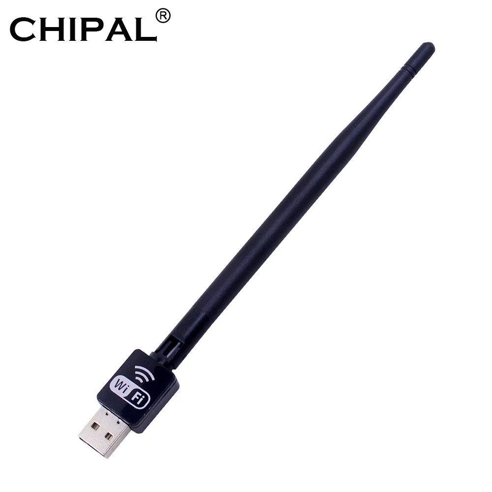 CHIPAL Lan беспроводная 150 Мбит/с 2 дБ антенна USB WiFi приемник адаптер сетевая карта для