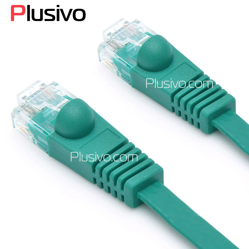 10 шт. до 1000 Мбит/с 1MeterCAT6 плоский Ethernet кабель RJ45 Lan сетевой Патч корд для компьютера