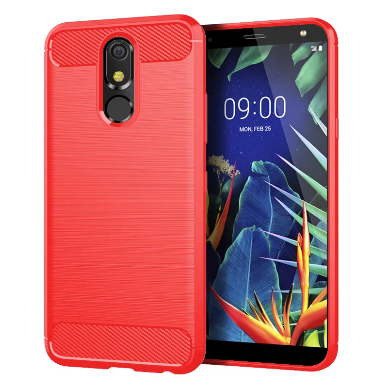 Мягкий силиконовый чехол для LG K40 2019 (LG X420) роскошный прочный резиновый