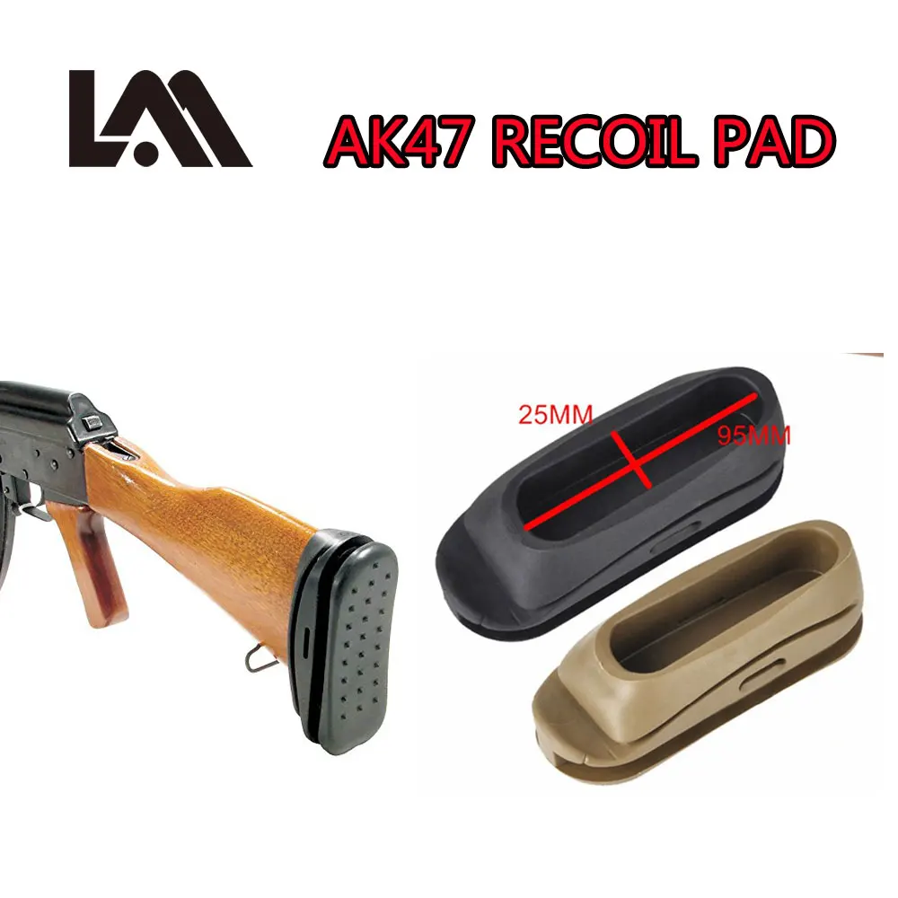 Тактический Страйкбол ударопрочный резиновый АК шток Pad AK47 Recoil Armas BUTT Stock винтовка