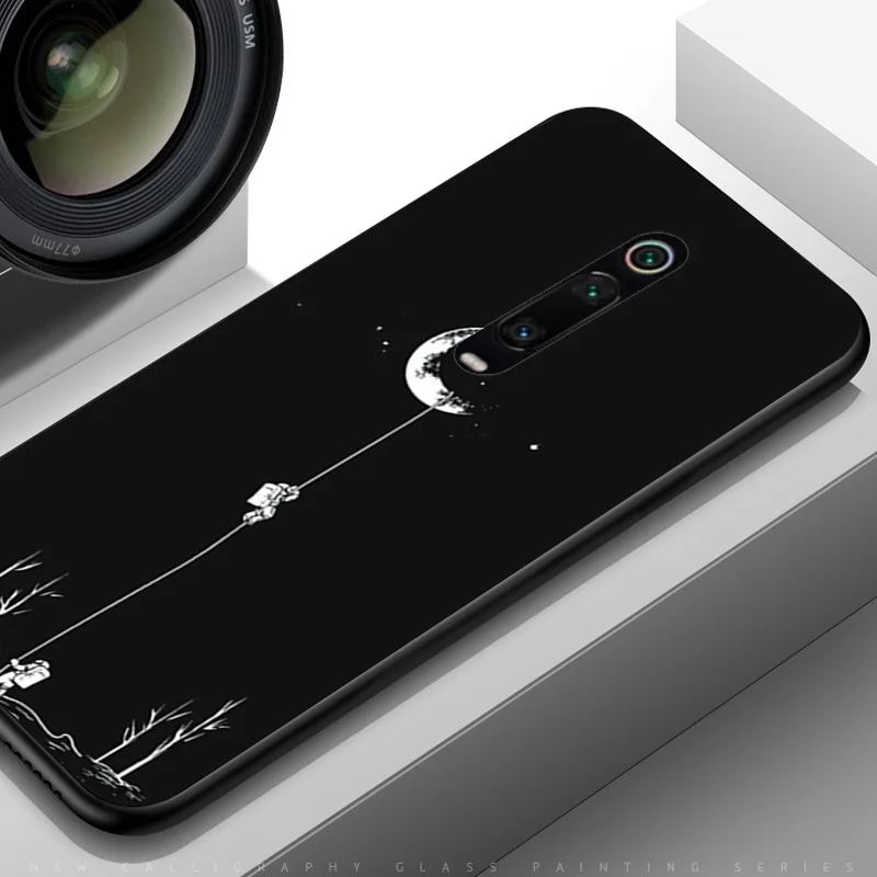TPUBLK505 Чехол YOUVEI для Coque Red mi K20 Pro, черный мягкий Уретановый Термопластик(tpu), задняя крышка для Xiaomi mi 9 T, чехол для Xiaomi mi 9T Pro, чехол для телефона - Цвет: TPUBLK505