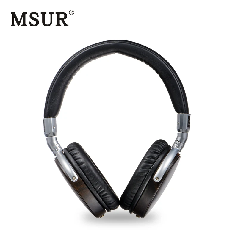 Мсур N350 деревянные металлические наушники HIFI без потерь портативный музыкальный наушник оголовье из Бериллиевого сплава кожа Спортивная гарнитура