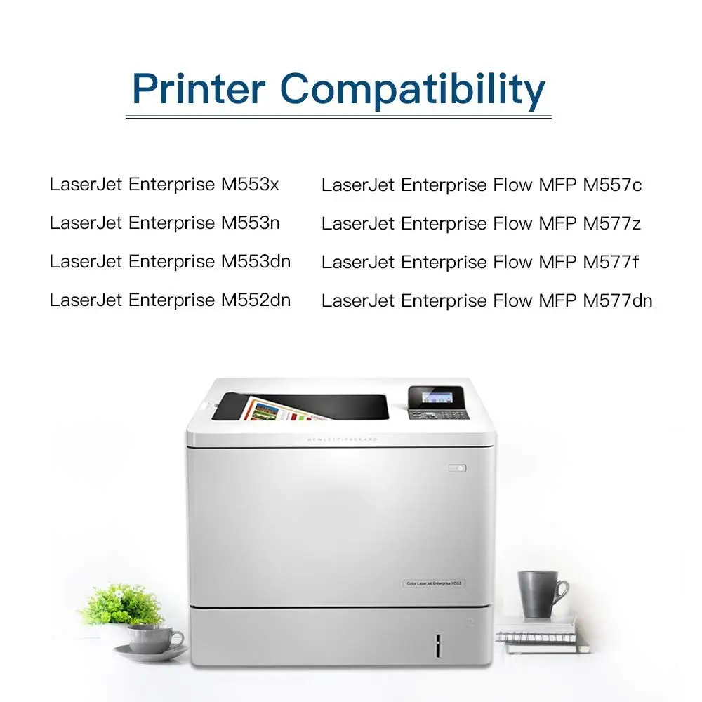 SHIZHI тонер-картридж для HP 508X 508A CF360A CF360X CF361X M553 M553dn M577dn M553X M553N M552DN M577 | Компьютеры и