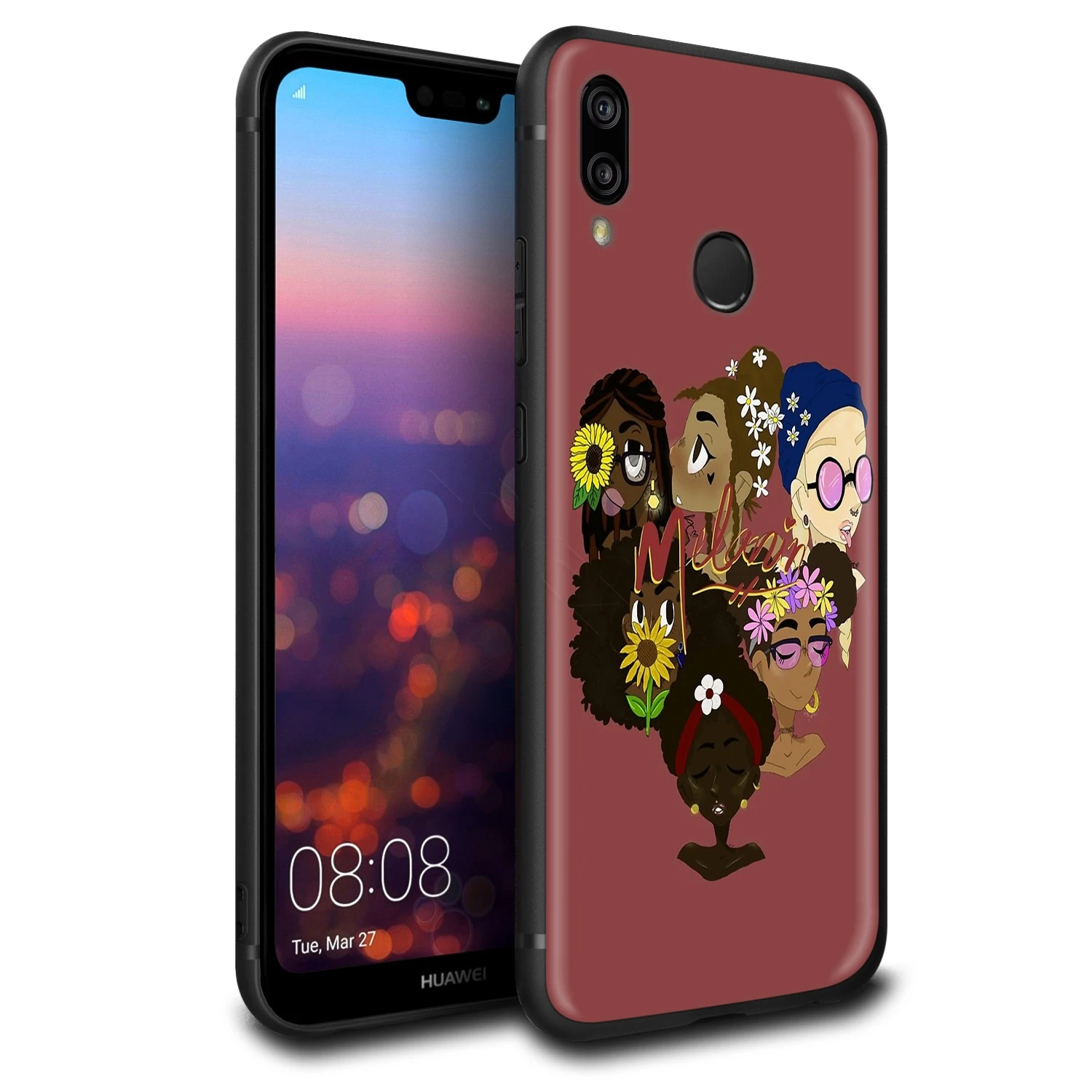 Lavaza Черный Девушка волшебный меланин поппин чехол для Huawei P30 P20 P10 P9 P8 Mate 20 10 Pro Lite P