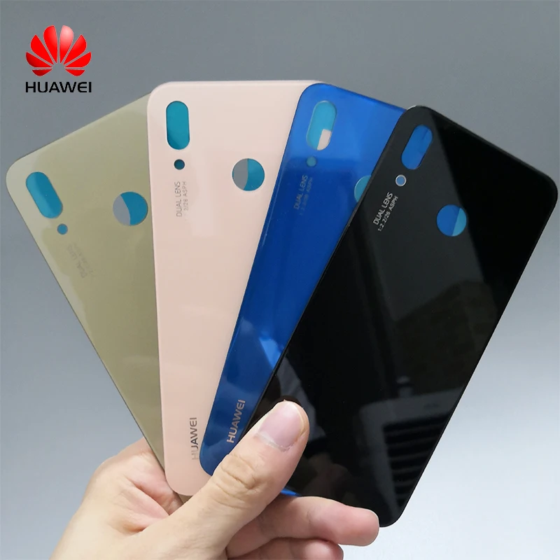Чехол для HUAWEI P20 Lite/Nova 3E для задней крышки корпуса, стеклянный чехол для задней панели батареи, чехол для замены для HUAWEI P20Lite