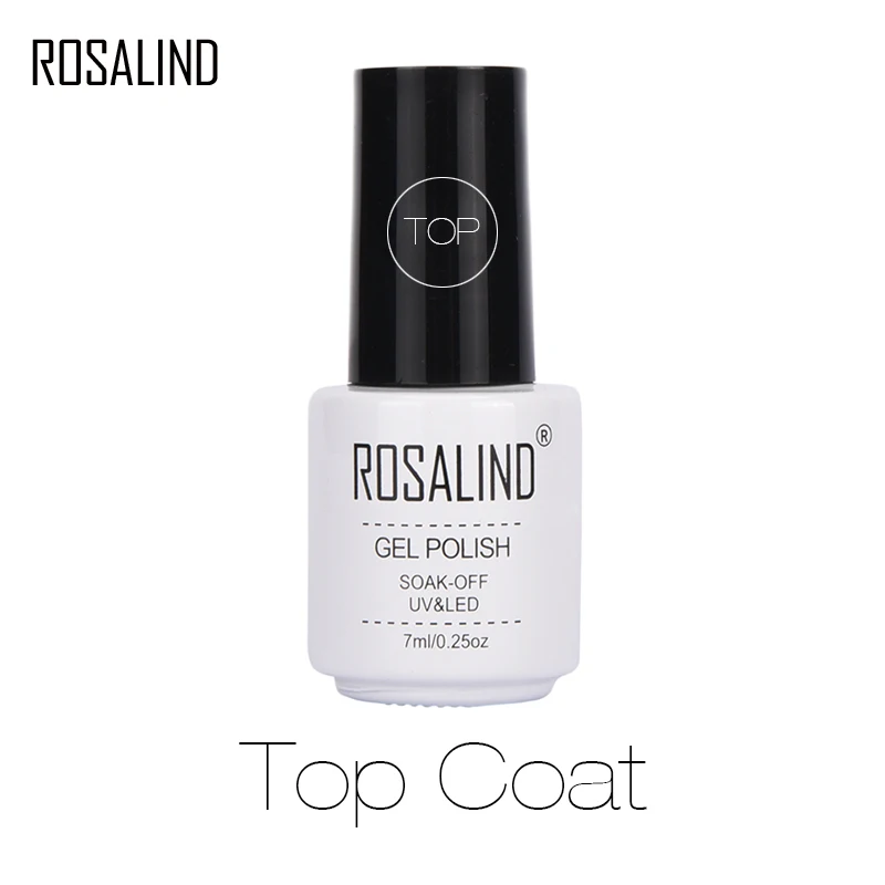 ROSALIND Gel 1S 7 мл серия сырных цветов Гель лак для ногтей маленькая белая бутылка