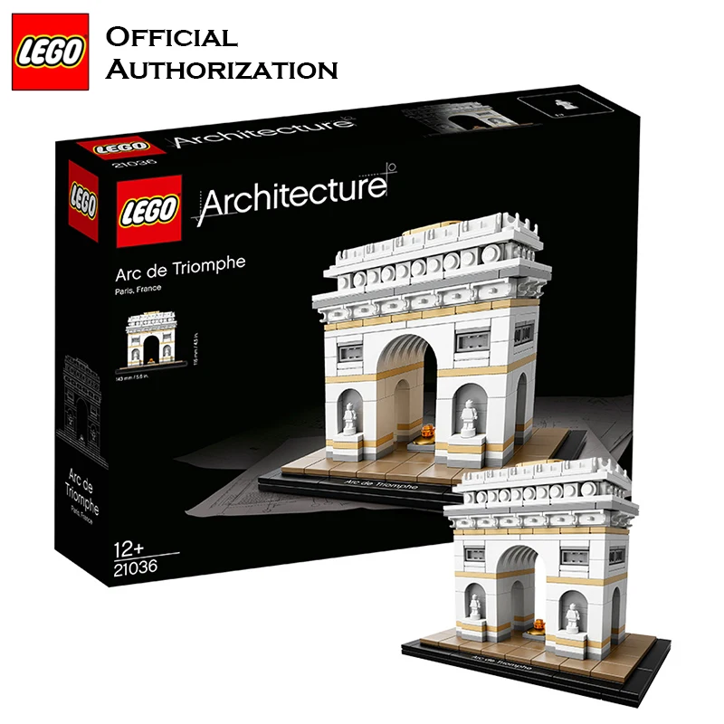 LEGO строительные блоки игрушки серии архитектура Триумфальная арка 386 шт. для