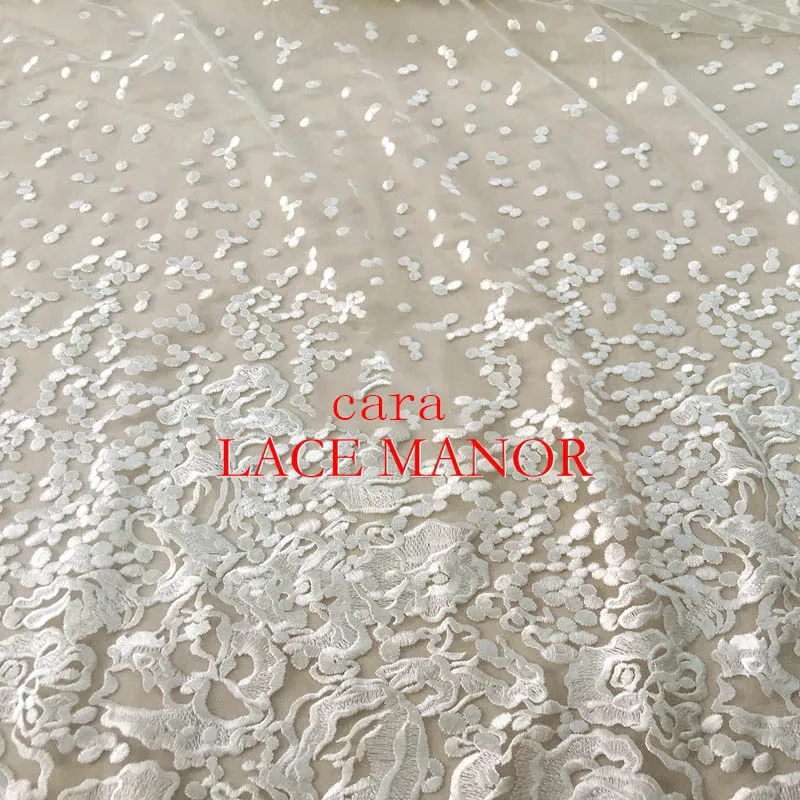 2018 африканская мода вышивка кружевная ткань стразы великолепное полиэфирное