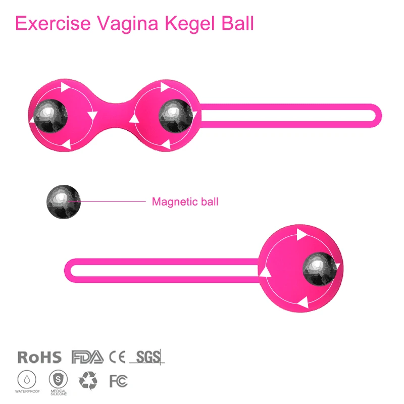 3 шт безопасный силикон умный мяч ручной вибратор вагинальные шарики укрепление