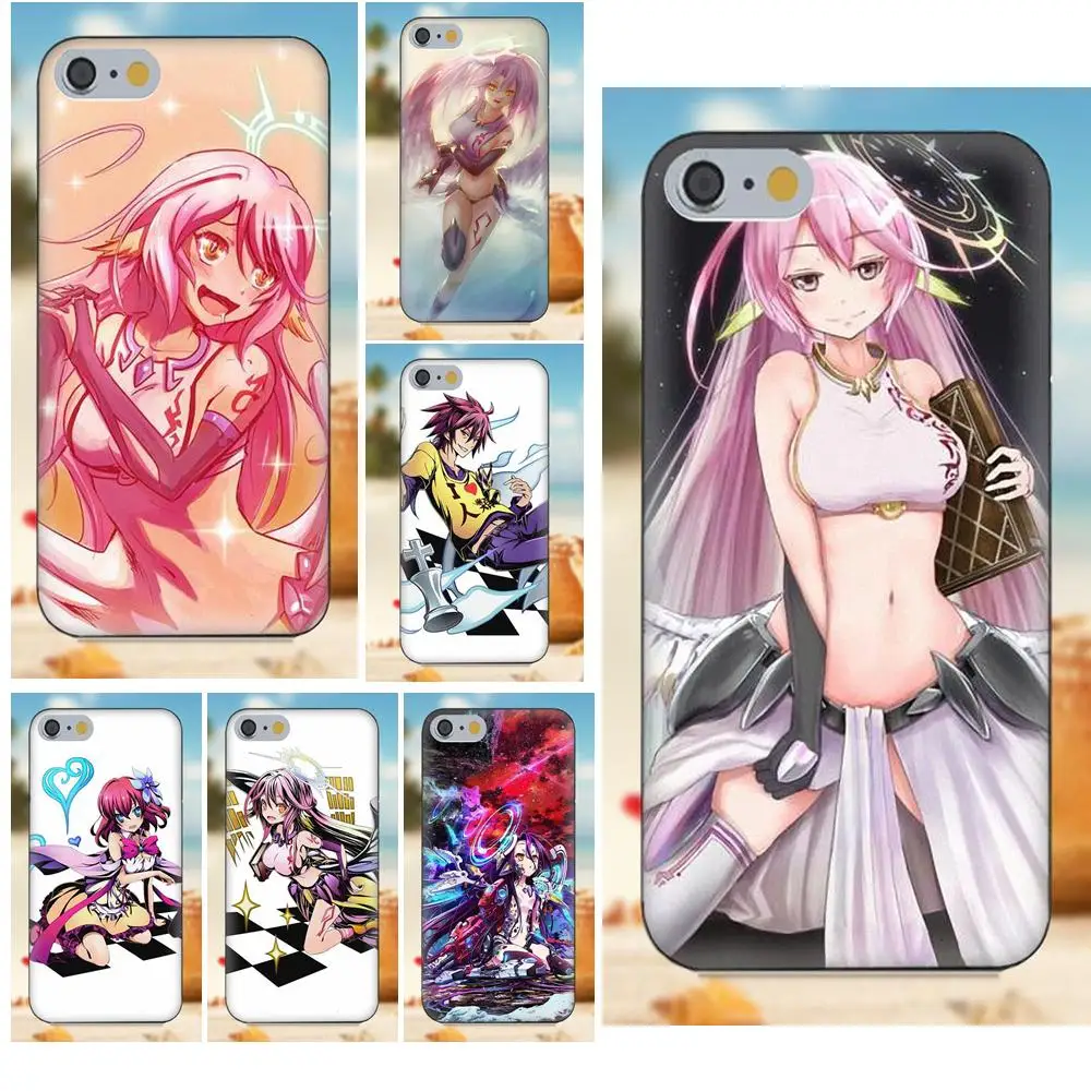 Oedmeb нет игры жизни Джибриль Shiro shuvi для iPhone 4S 5S 5C SE 6 S 7 8 Plus X Galaxy Note 5 S9 + большое ядро
