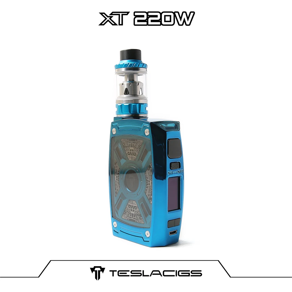 Оригинальный набор Teslacigs XT 220 Вт Tesla бокс мод Vape Tallica мини атомайзер 4 мл