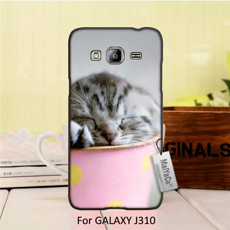 New Высокого Нескольких Качество Цвета Luxury Черный телефон чехол Для GALAXY J310 случае