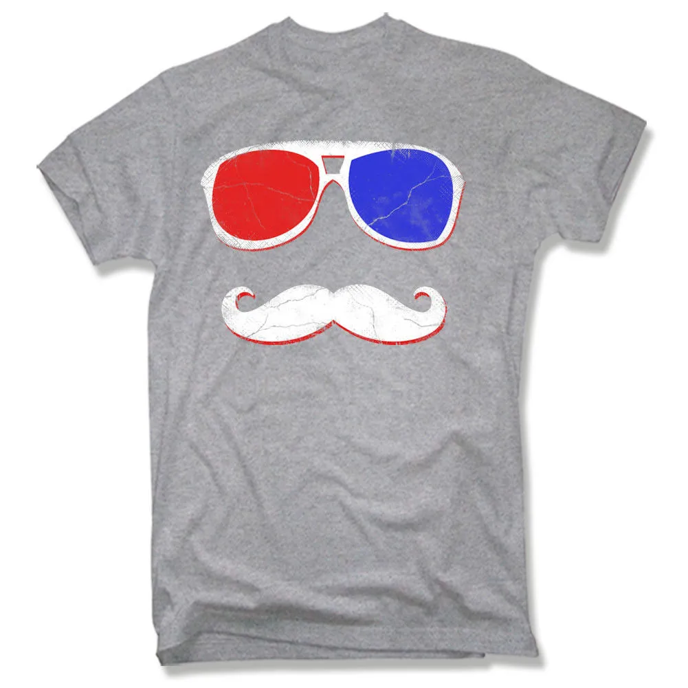 

Creative Design Moustache Worship Men's Vintage Funny Printed T-shirts size S-3XL 100% Cotton