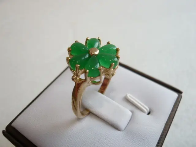 Женское красивое бирюзовое кольцо с цветком #7 8 9 | Украшения и аксессуары