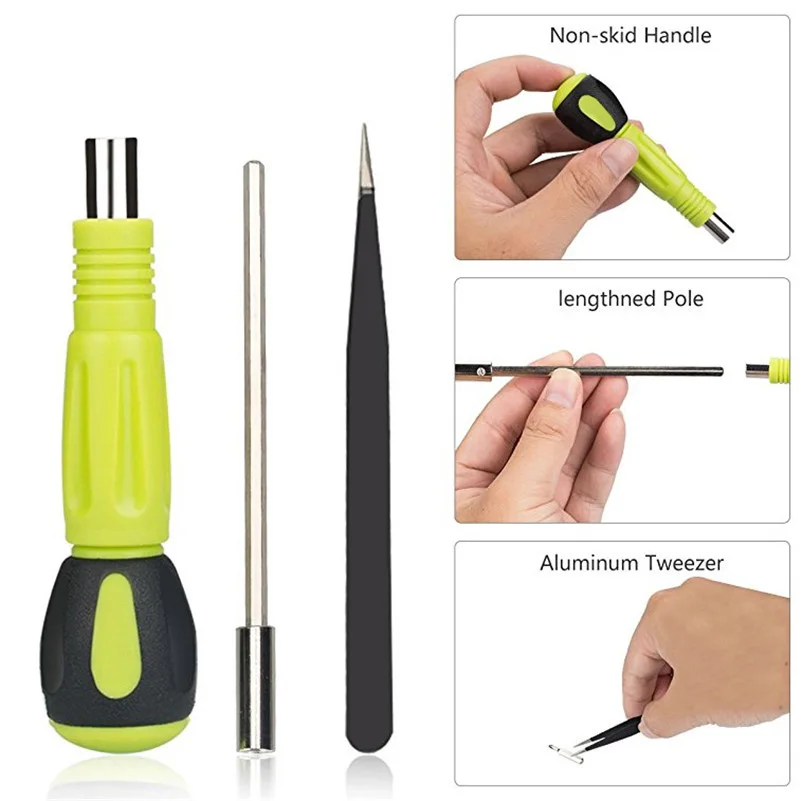 Набор Магнитных отверток PROSTORMER 53 в 1 Прецизионная отвертка инструмент гибкий вал