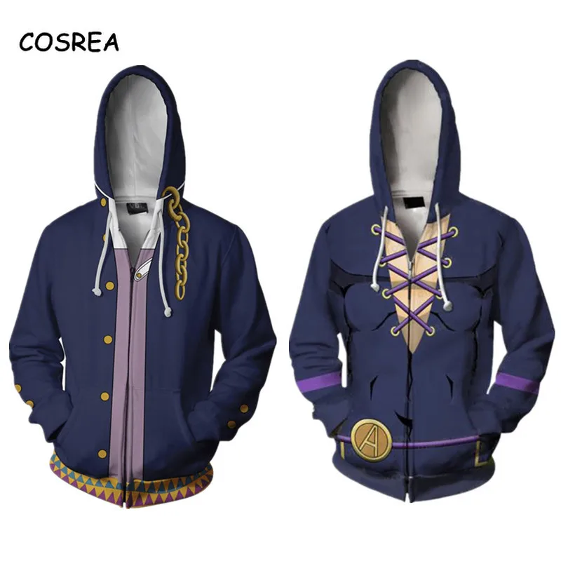 Одежда для мальчиков Jojo свитшот с рисунком необычной мечты Джоджо костюм косплея