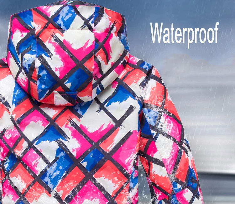 Зимние женские лыжная куртка для улицы водостойкие Охота WindStopper Теплые Лыжная куртка Восхождение Треккинг сноуборд куртка
