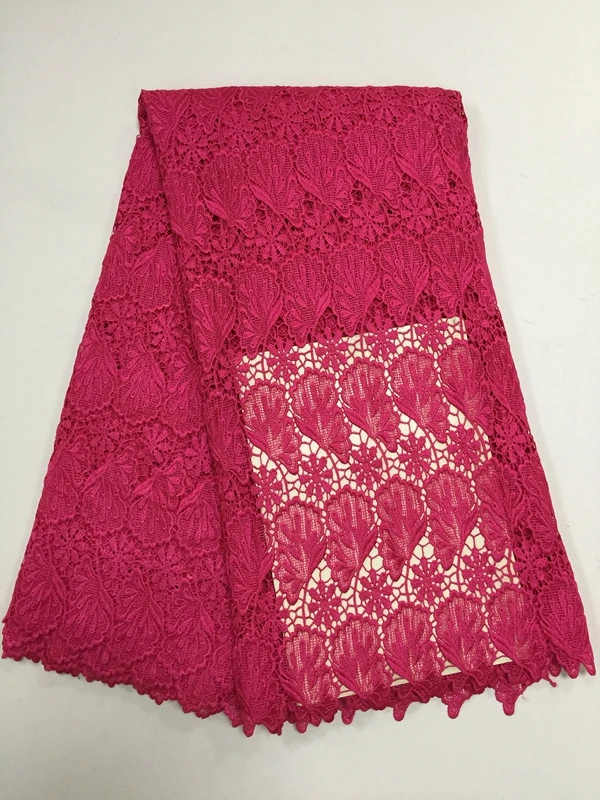 2017 Nigerian net cord lace textile water soluble African mesh guipure fabric swiss voile dress polyester material | Дом и сад