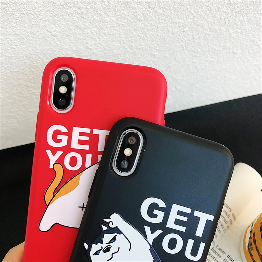 Высокое Качество Мягкий силиконовый чехол из ТПУ для iPhone 7 7plus милый мультфильм