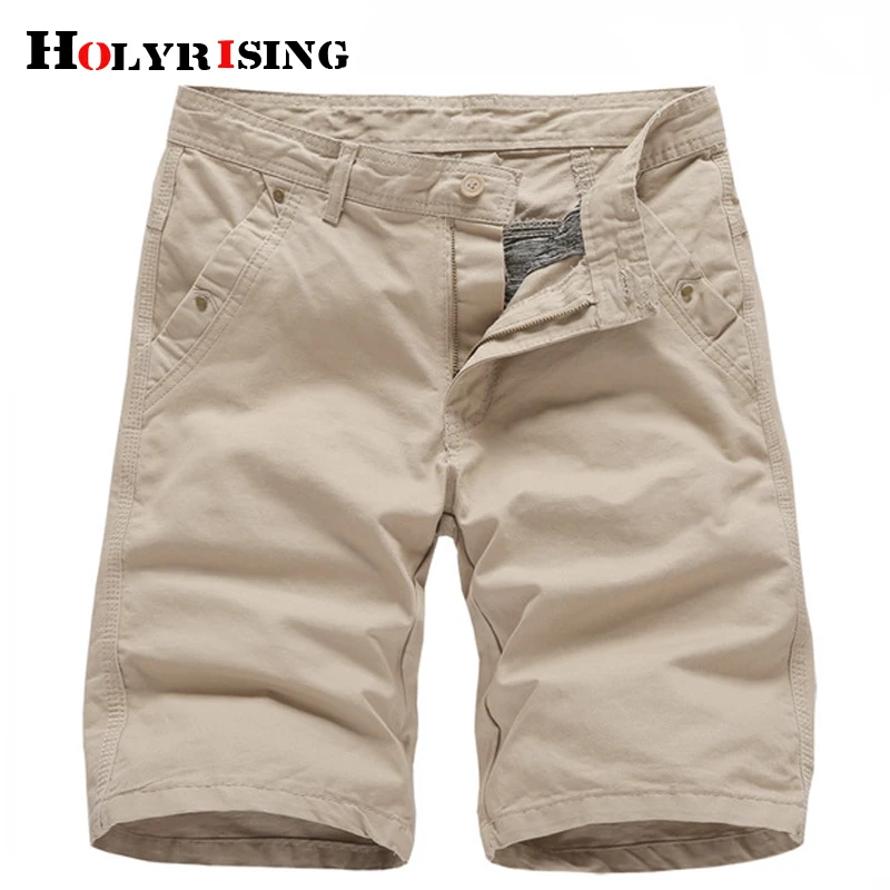Holyrising Camo короткие брюки летние повседневные мужские шорты карго прямые