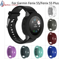 soft case cover wrist band for garmin fenix 5s silicone protective protector shell case for garmin fenix 5s plus gps smart watch