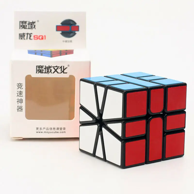 MoYu WeiLong SQ1 3x3x3 необычный магический куб головоломка развивающие игрушки черная