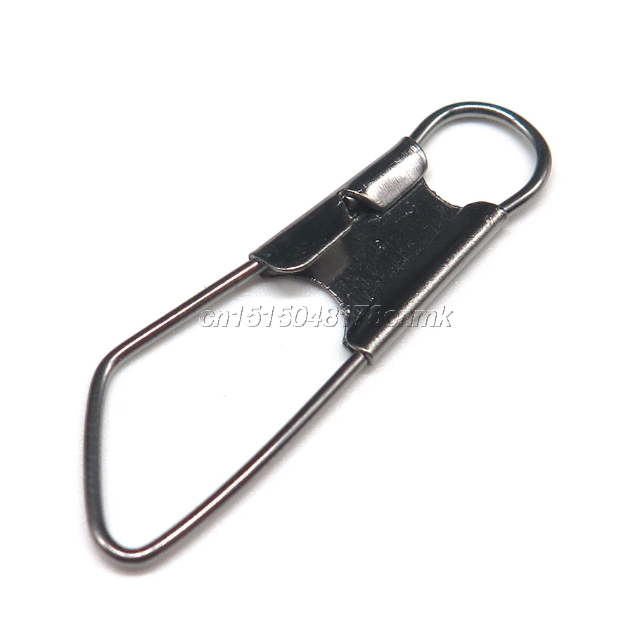 Minfishing 100 шт./лот рыболовный карабин типа А из нержавеющей стали рыболовные