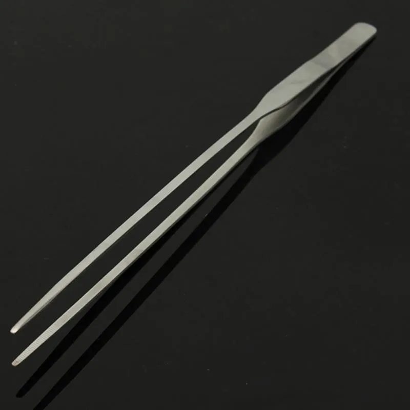 2 шт./лот аквариумные рыбки из нержавеющей стали Изогнутые и прямые пинцеты для