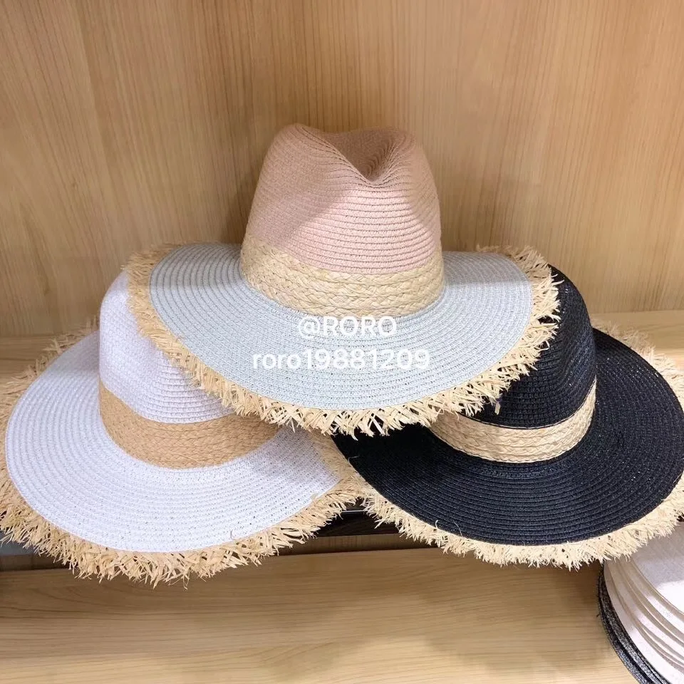 01903-pei27404 Новая летняя цветная Лоскутная дамская шляпа Fedora для мужчин и женщин для отдыха и отдыха, Пляжная джазовая шляпа