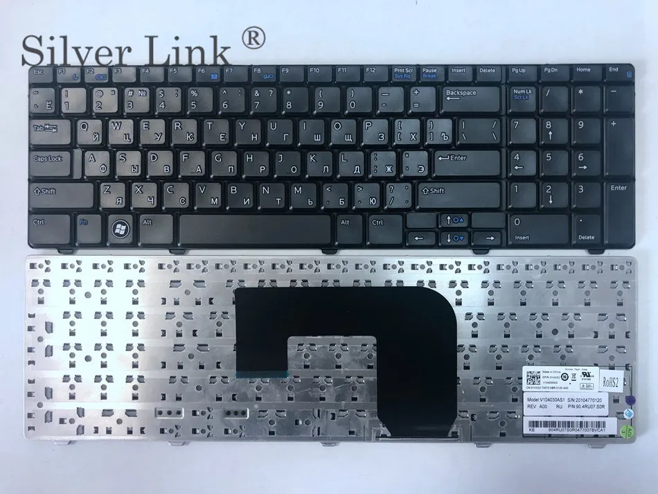 Русская клавиатура для ноутбука DELL Vostro 3700 V3700 I7 720 черная RU раскладка|Клавиатуры