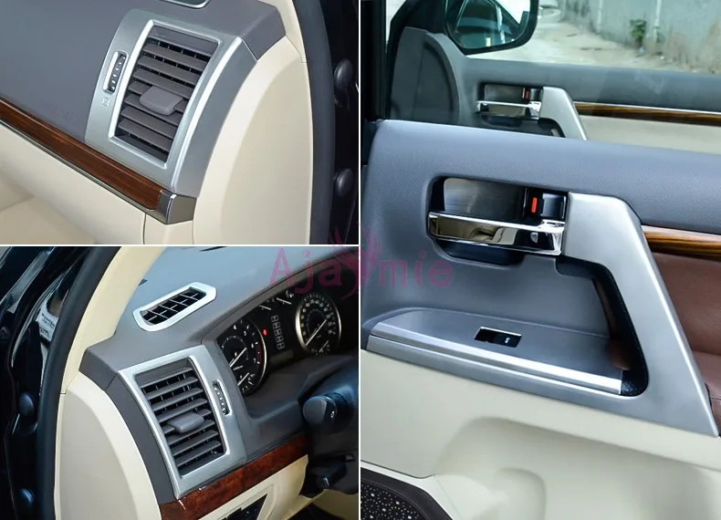 Для Toyota LC Land Cruiser 200 2008 2009 2010 2011 2012 2013 2014 2015 внутренний молдинг отделка хром