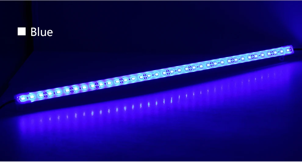 5 шт./лот светодиодный бар светильник DC12V 50 см RGB LED Жесткий Газа светильник 5630 высокое Яркость IP68 Водонепроницаемый открытый светодиодный люминесцентная лампа