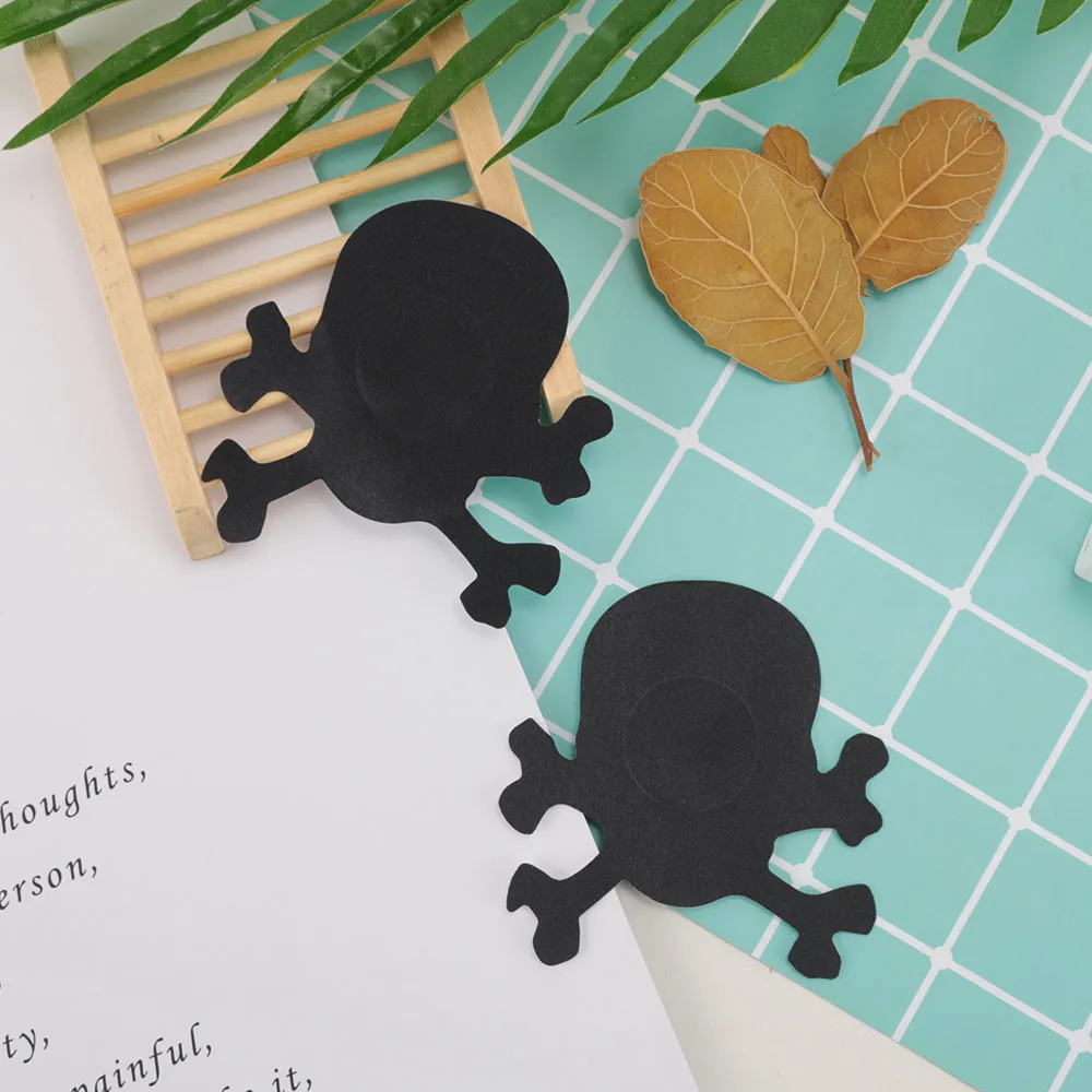 5 пар сексуальный женский чехол для сосков с черепом бюстгальтер в форме