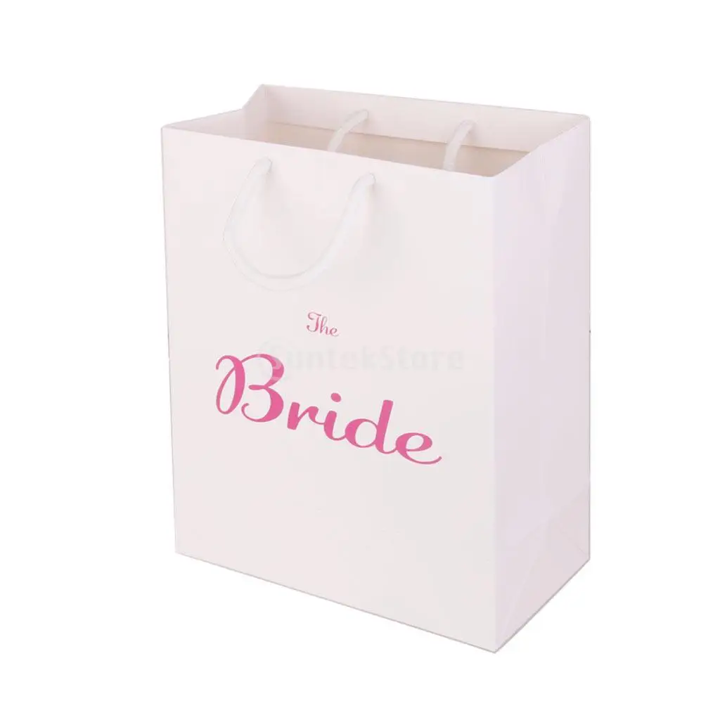 Большая подарочная сумка для невесты свадебные вечерние бумажные подарочные