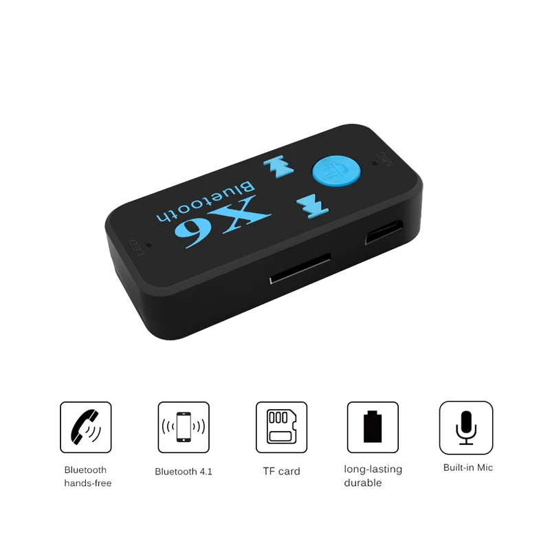 Автомобильный Bluetooth аудио ресивер VAORLO 3 в 1 5 мм мини беспроводной bluetooth aux адаптер